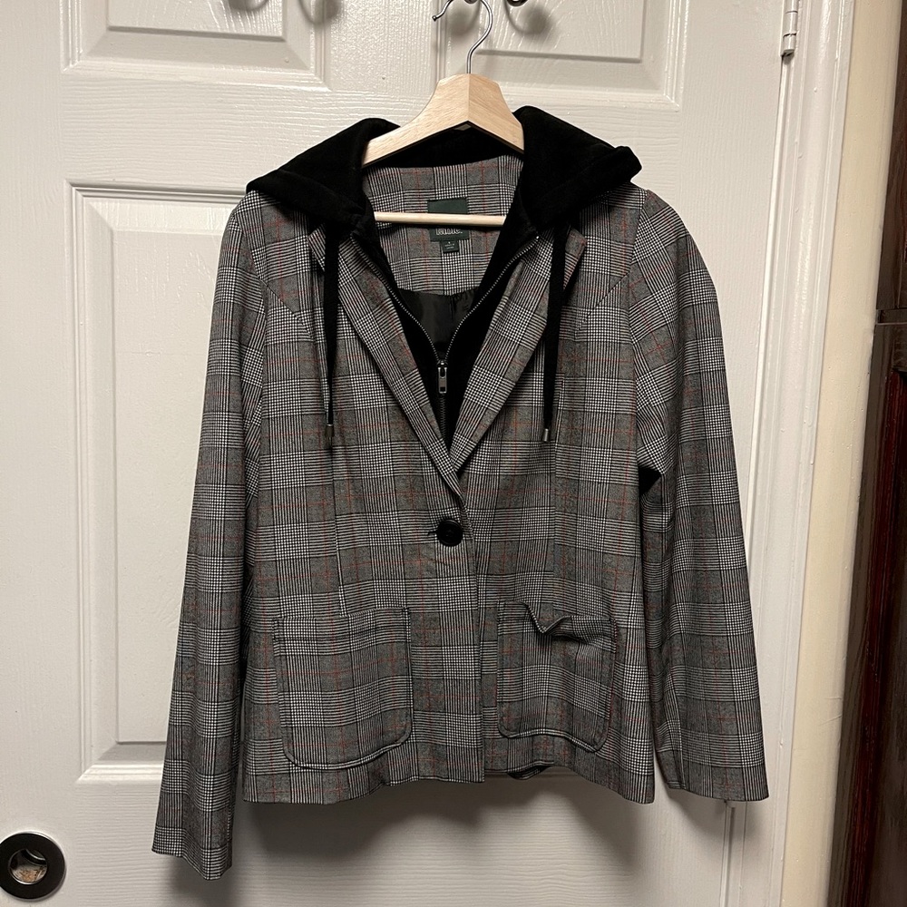 Blazer with hoodie
